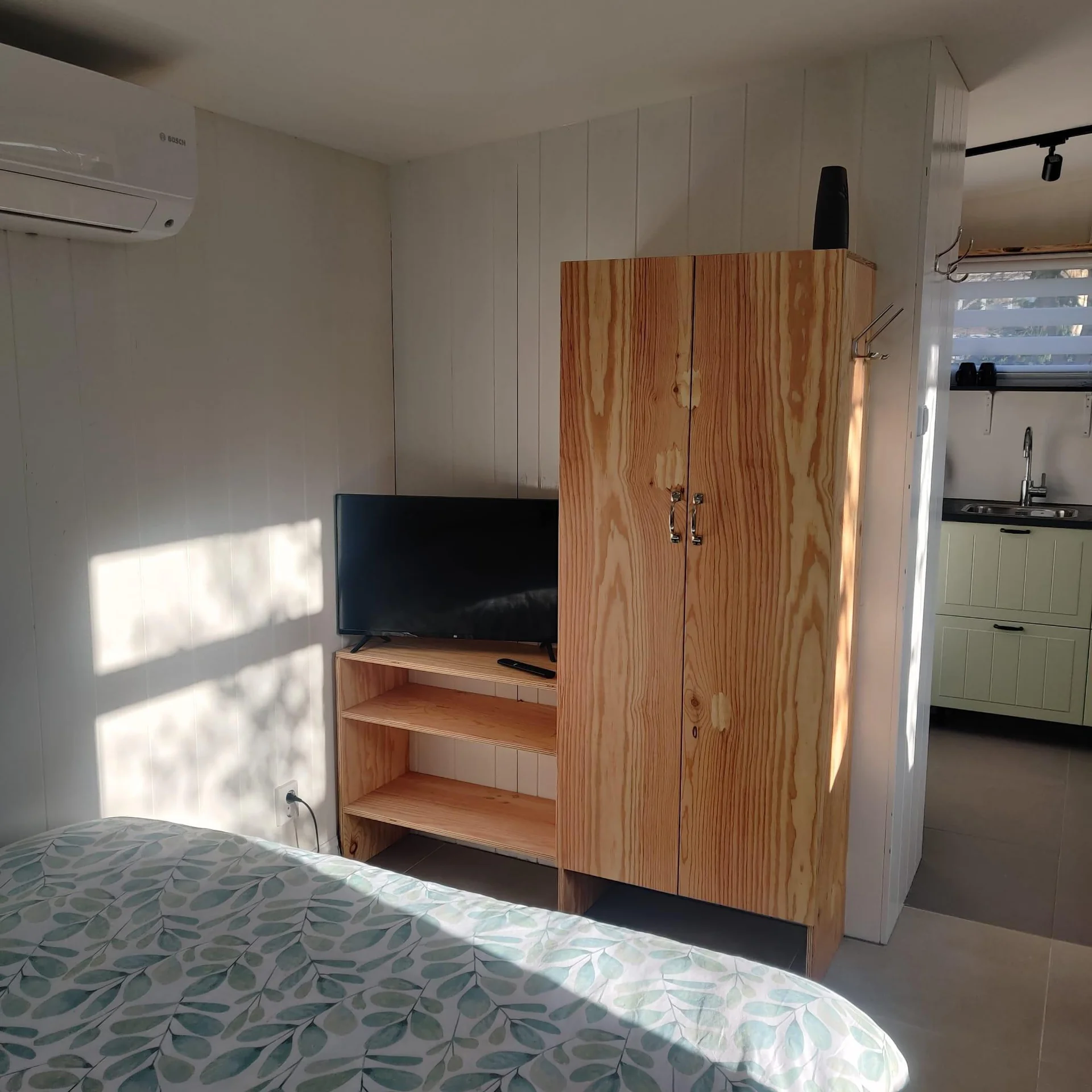 geblurde versie van de foto als achtergrond