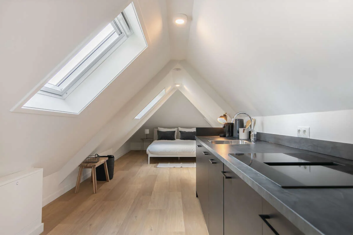 geblurde versie van de foto als achtergrond