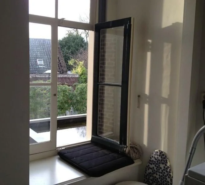 geblurde versie van de foto als achtergrond