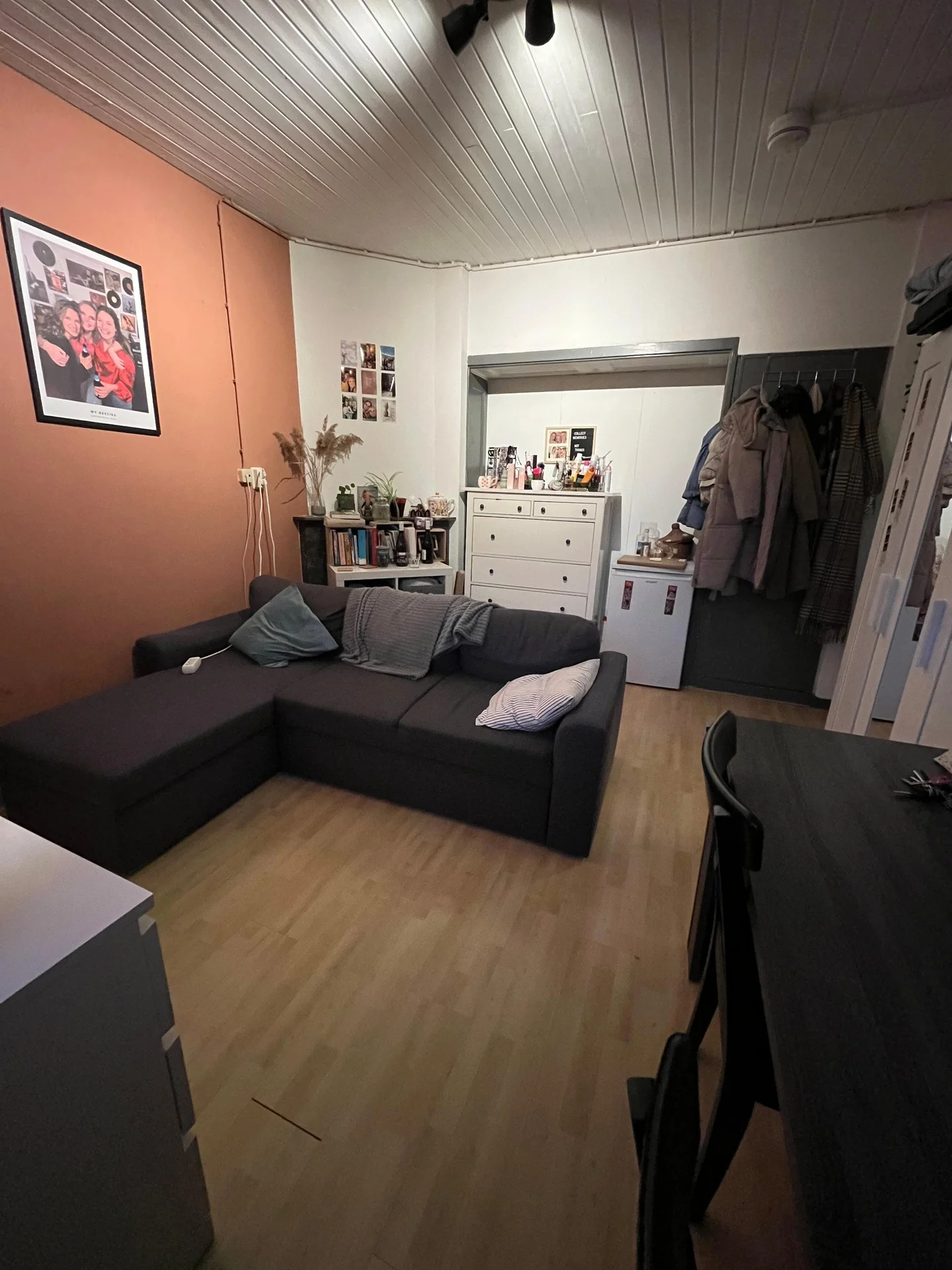 geblurde versie van de foto als achtergrond