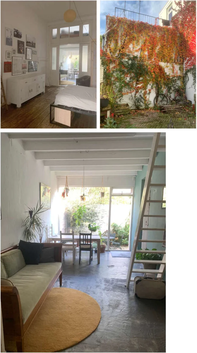 geblurde versie van de foto als achtergrond