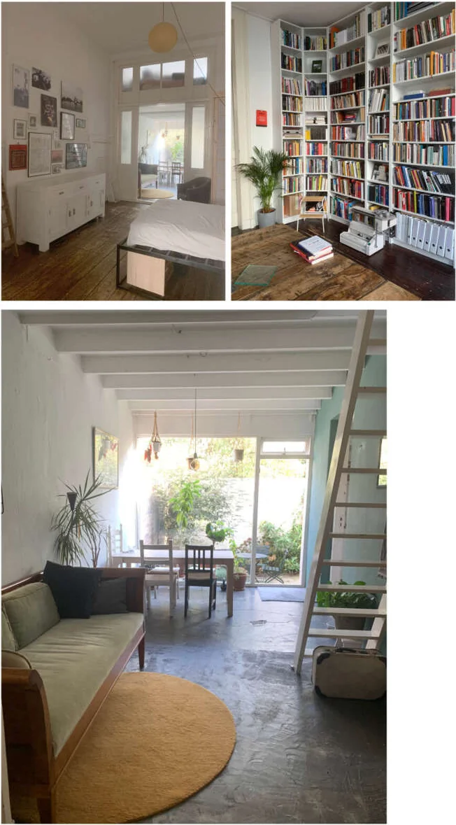 geblurde versie van de foto als achtergrond