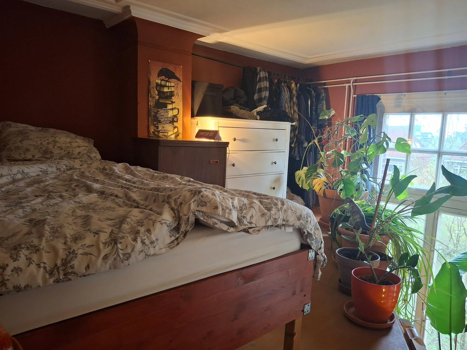 geblurde versie van de foto als achtergrond