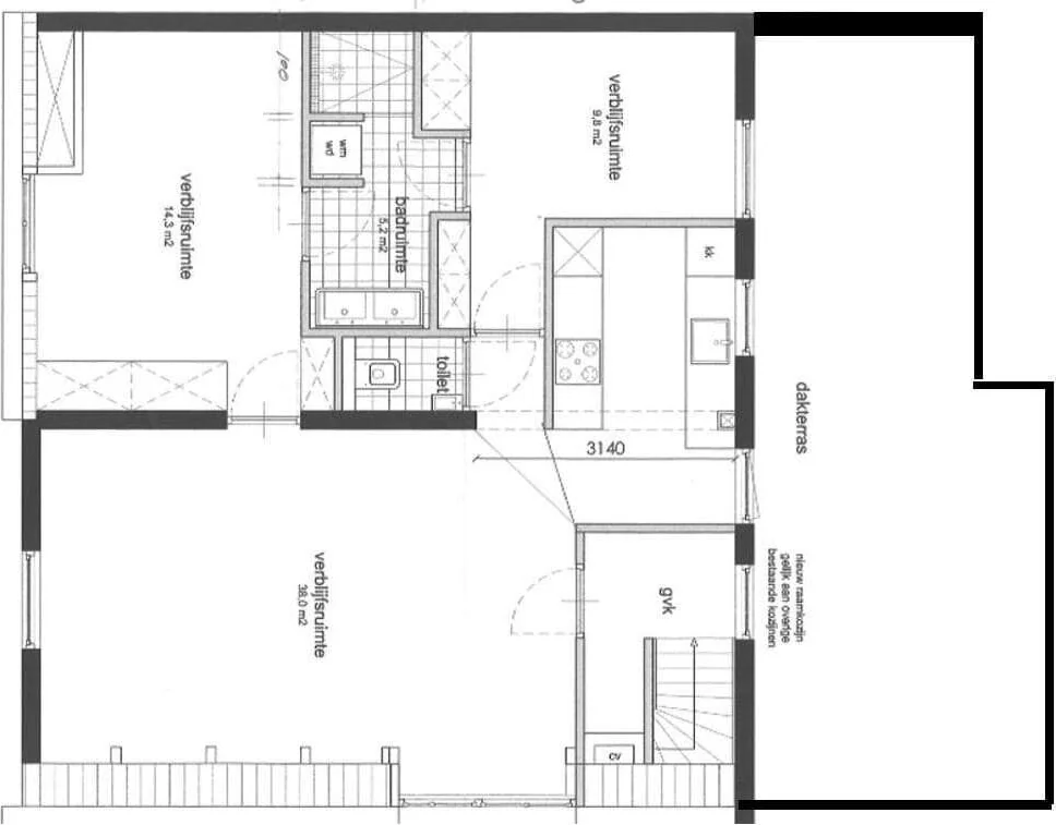 Foto van de Appartement gelegen aan de Prins Hendriklaan in Amsterdam