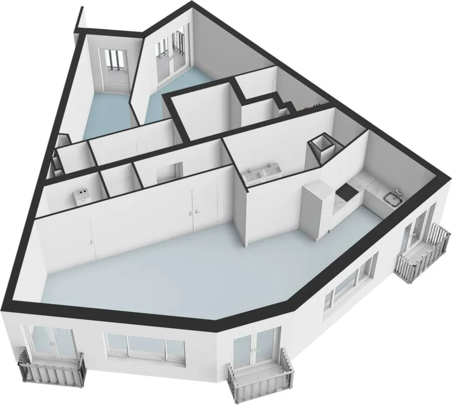 Foto van de Appartement gelegen aan de Moreelsestraat in Amsterdam