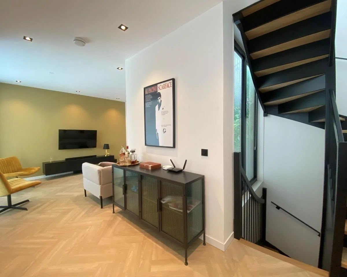 geblurde versie van de foto als achtergrond