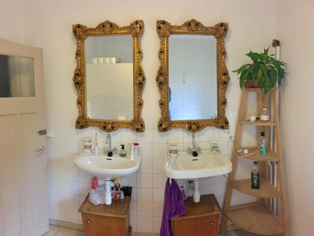 geblurde versie van de foto als achtergrond