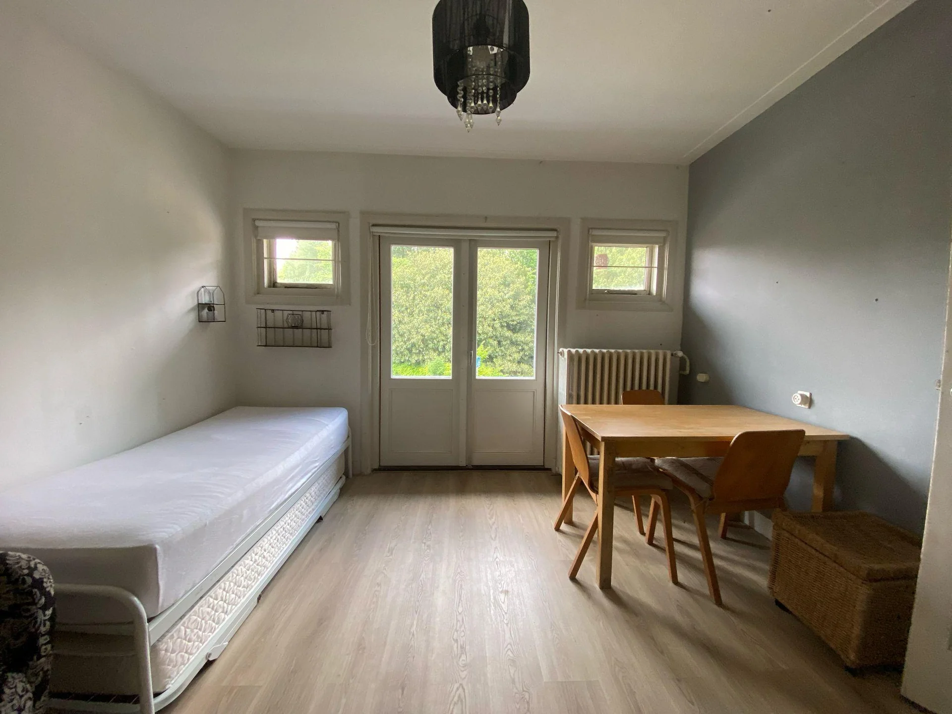 geblurde versie van de foto als achtergrond