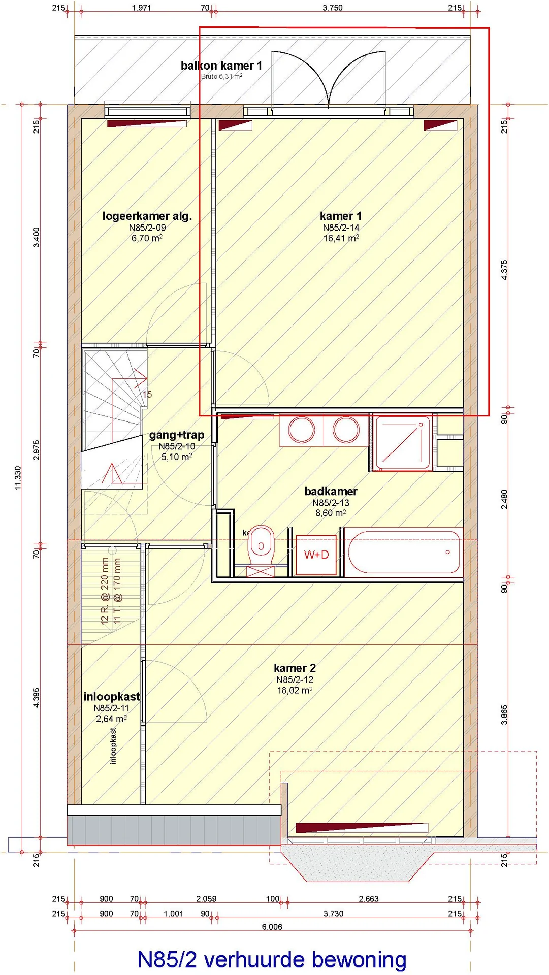 Foto van de Kamer gelegen aan de Newtonstraat in Amsterdam