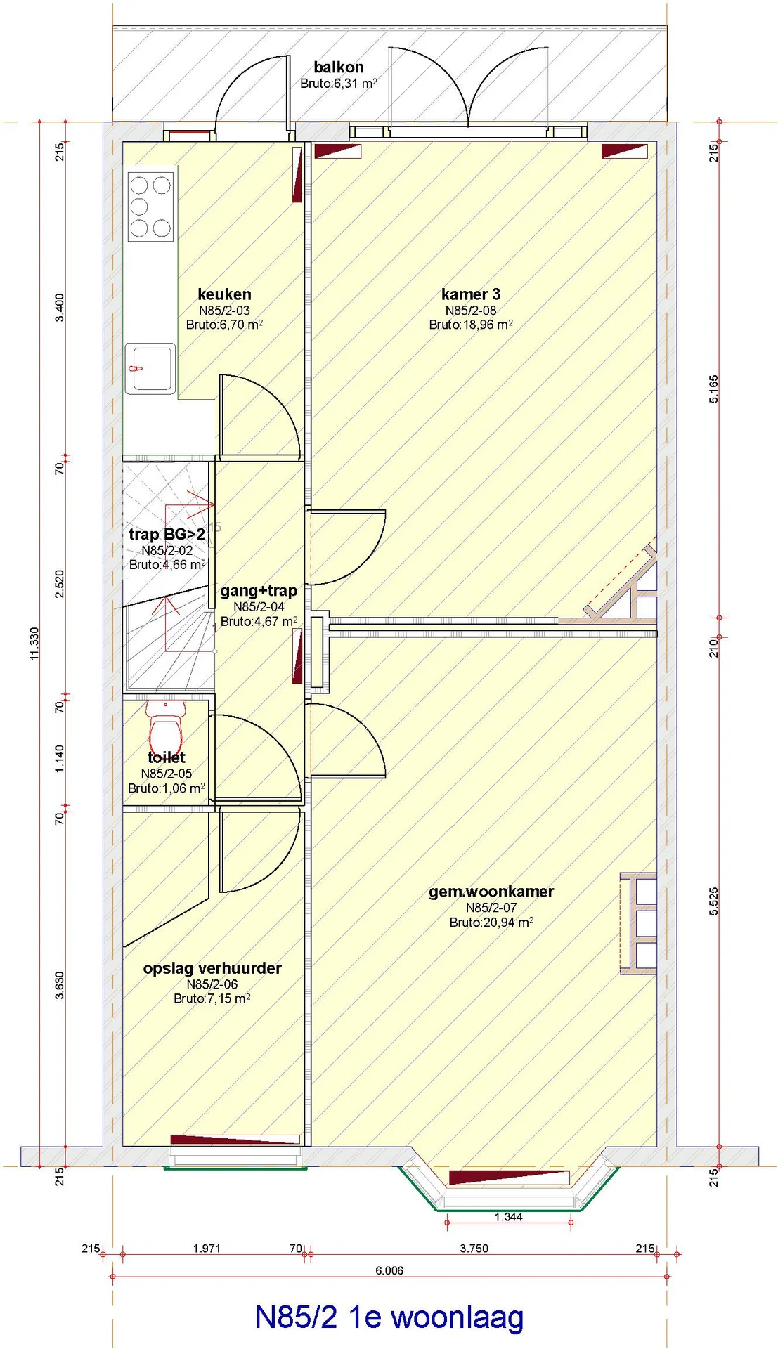 Foto van de Kamer gelegen aan de Newtonstraat in Amsterdam