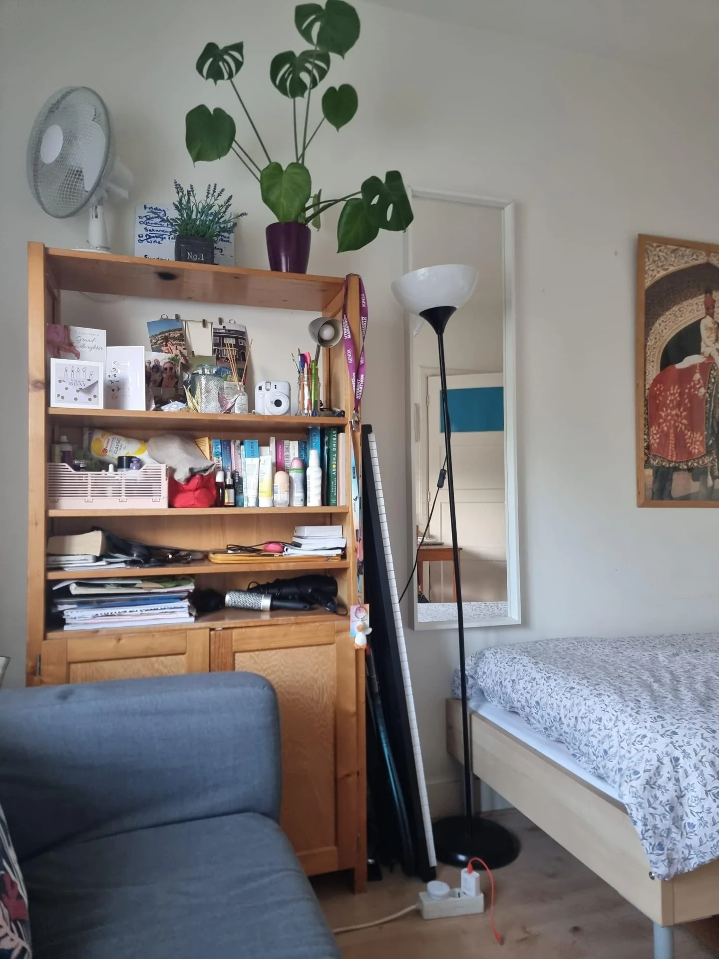 geblurde versie van de foto als achtergrond