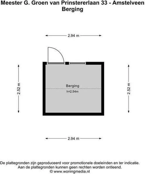 Foto van de Appartement gelegen aan de Mr. G. Groen van Prinstererlaan in Amstelveen
