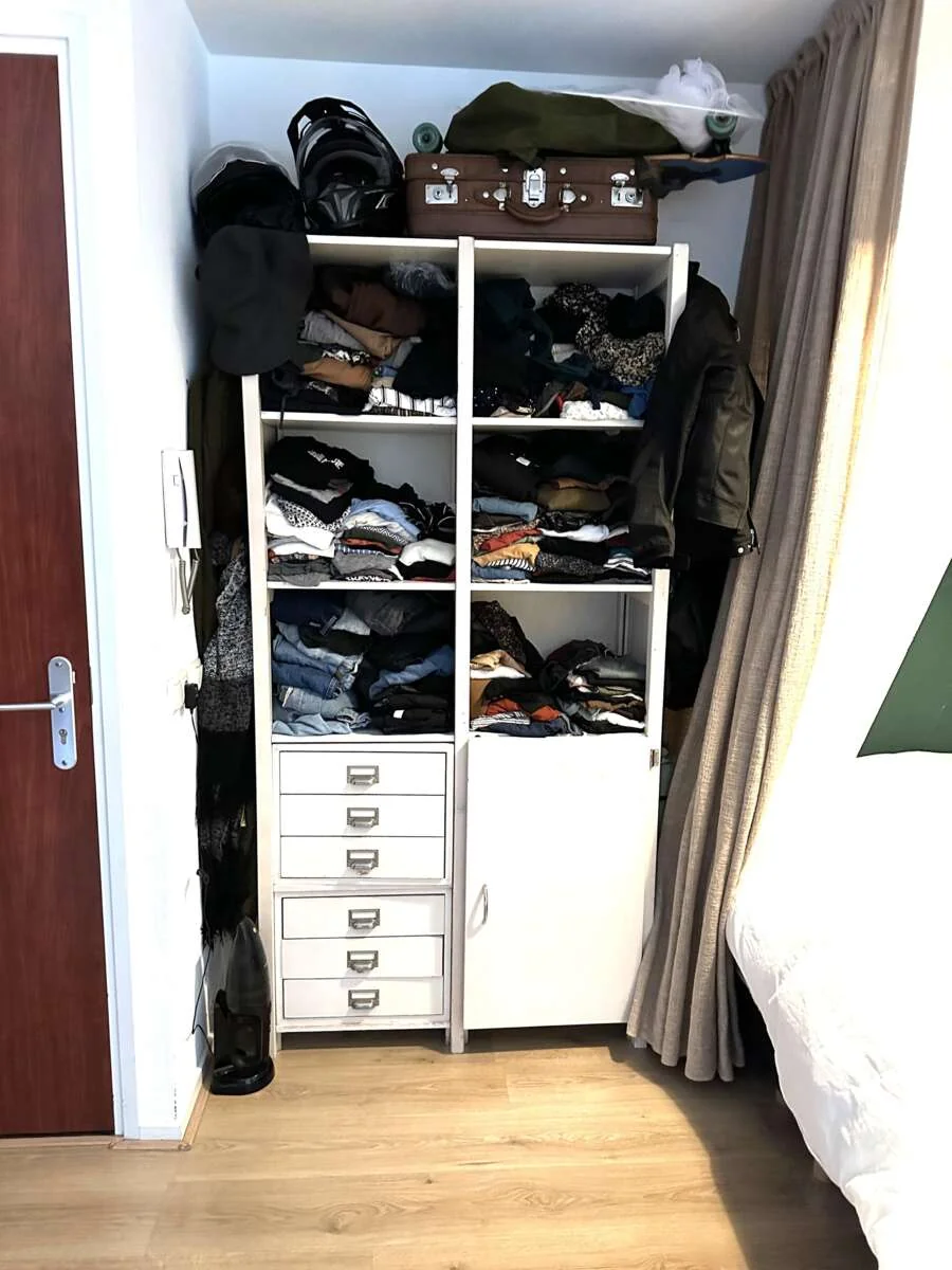 geblurde versie van de foto als achtergrond