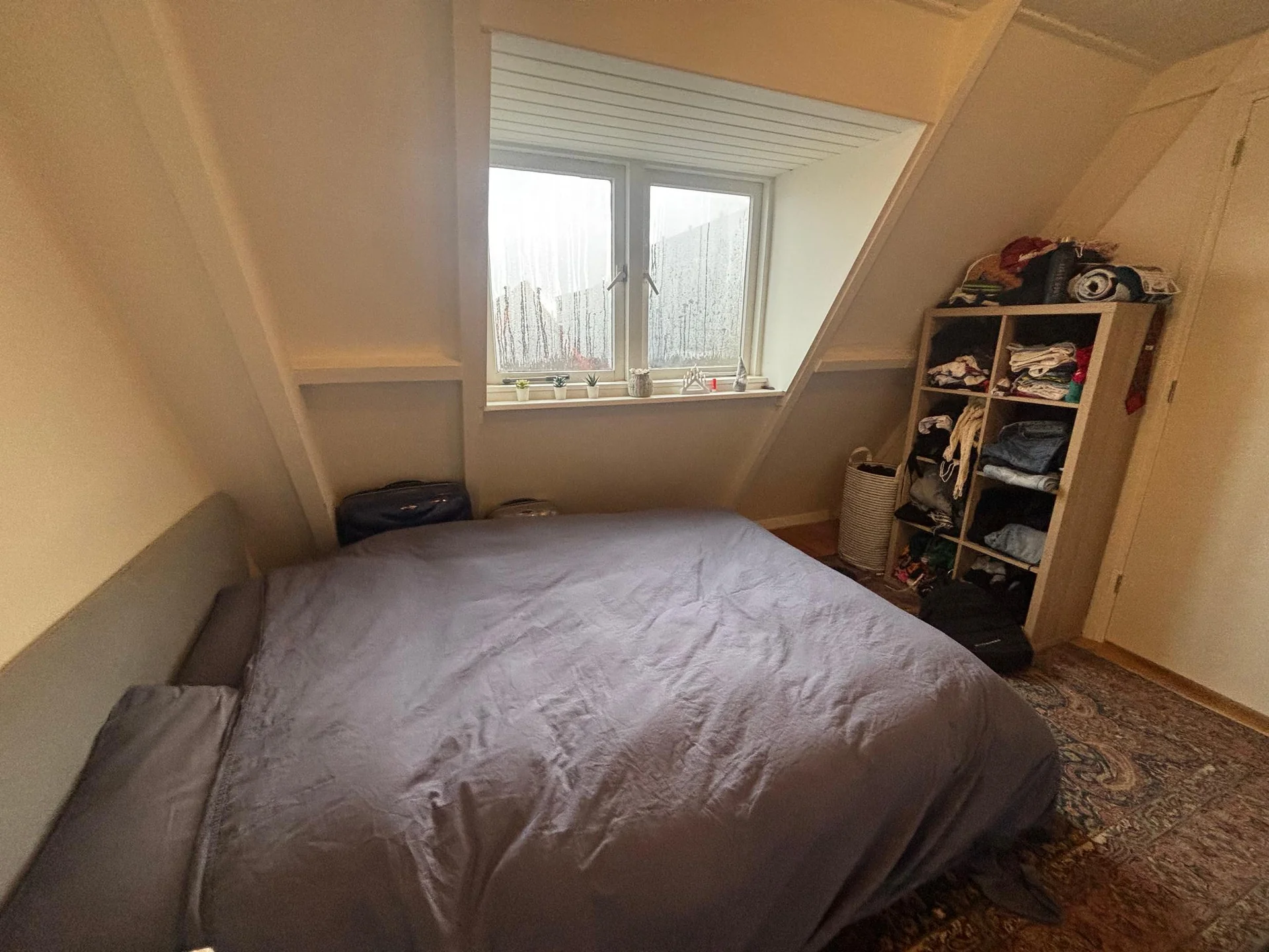 geblurde versie van de foto als achtergrond