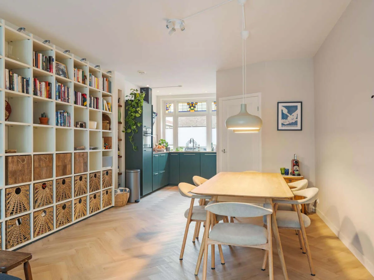 geblurde versie van de foto als achtergrond