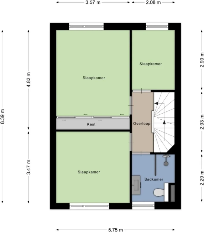 Foto van de Appartement gelegen aan de Vissen in Elst