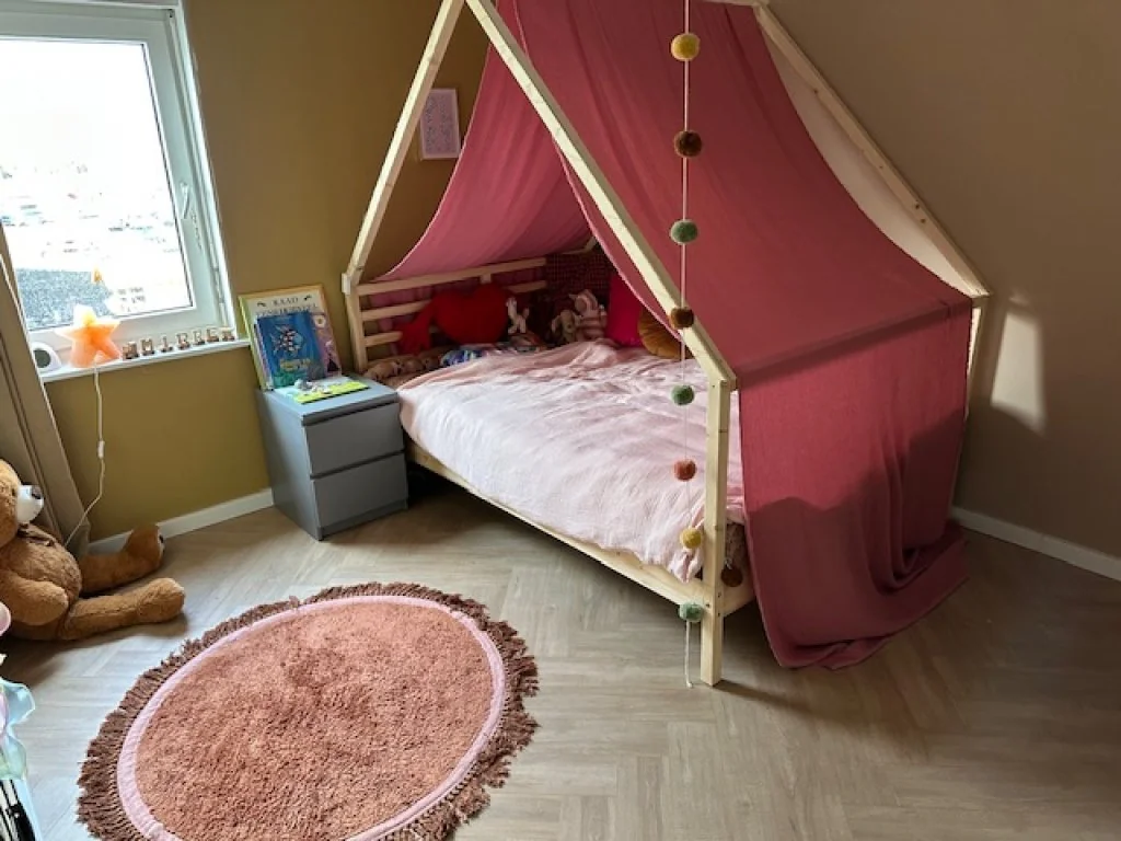 geblurde versie van de foto als achtergrond