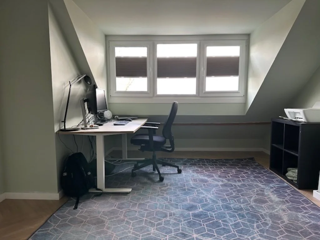 geblurde versie van de foto als achtergrond