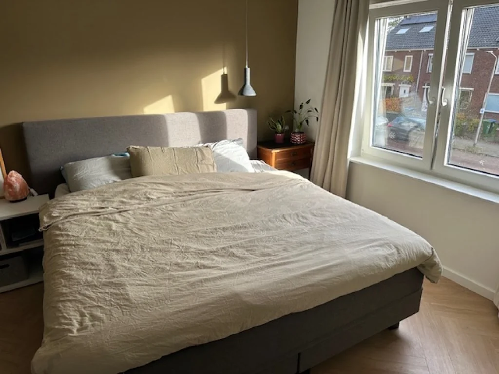 geblurde versie van de foto als achtergrond