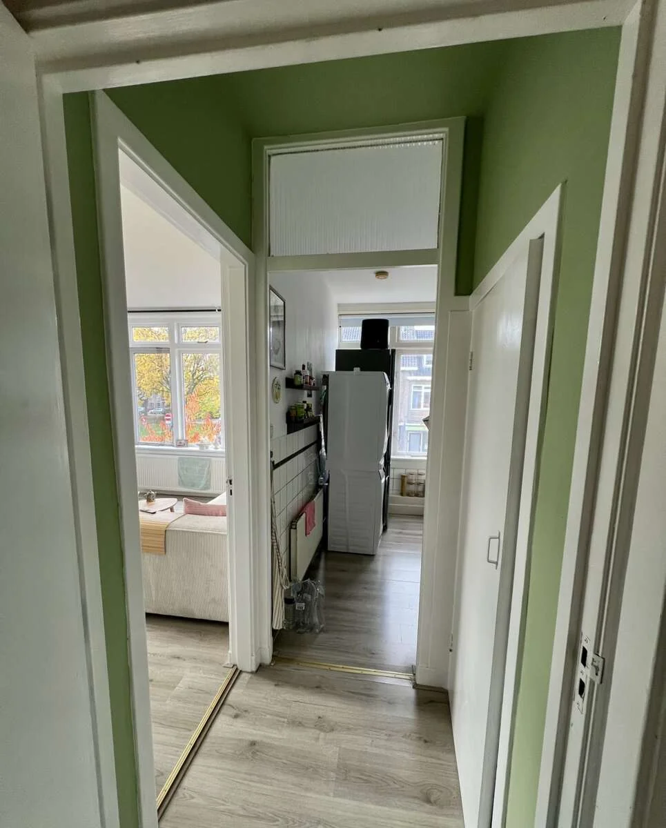 geblurde versie van de foto als achtergrond