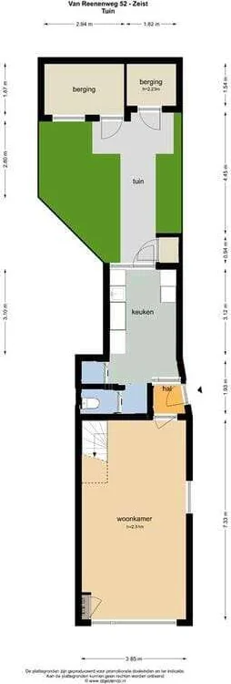 geblurde versie van de foto als achtergrond