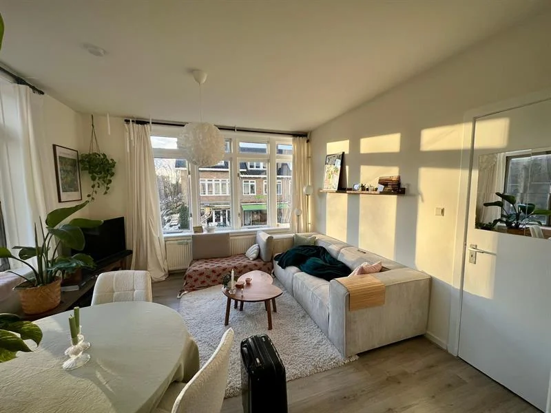 geblurde versie van de foto als achtergrond