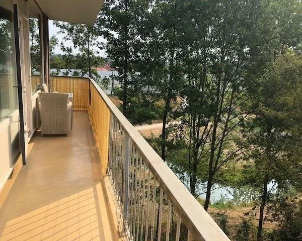 geblurde versie van de foto als achtergrond