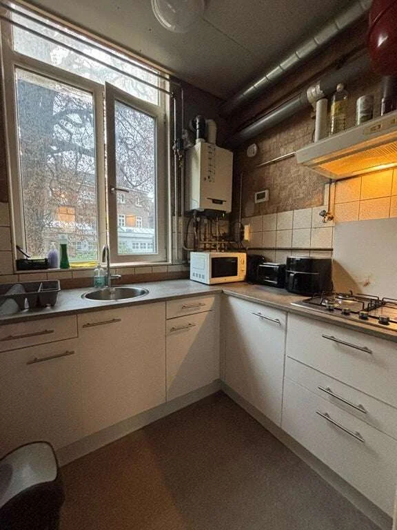 geblurde versie van de foto als achtergrond