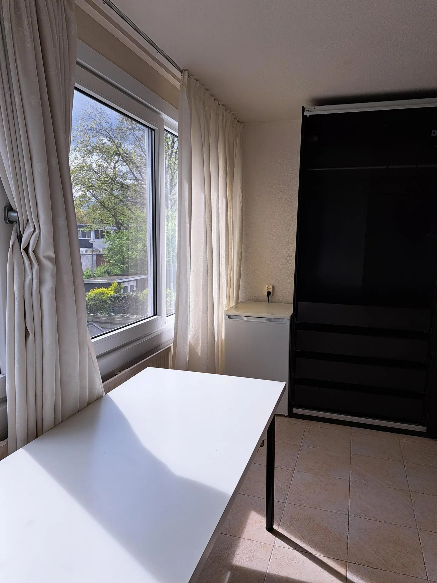 geblurde versie van de foto als achtergrond