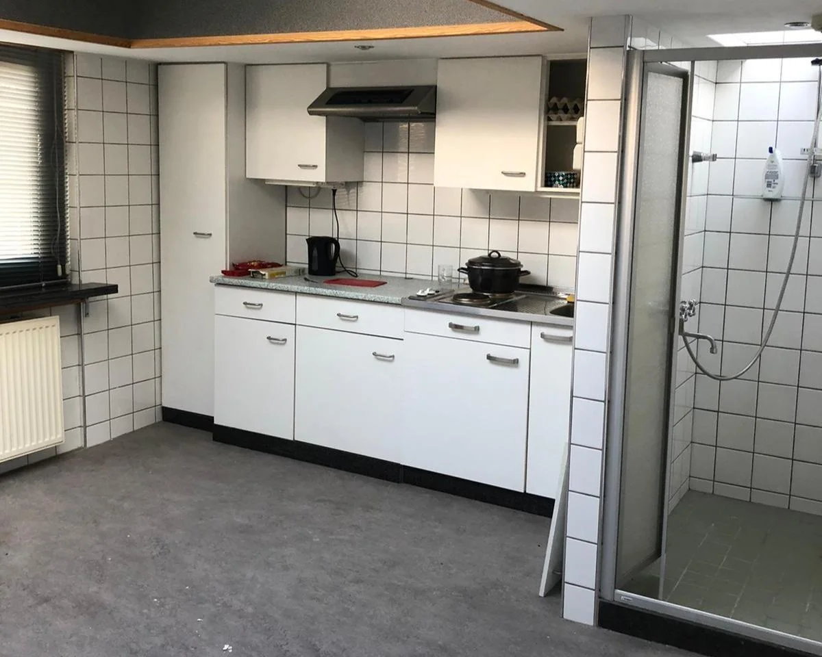 geblurde versie van de foto als achtergrond