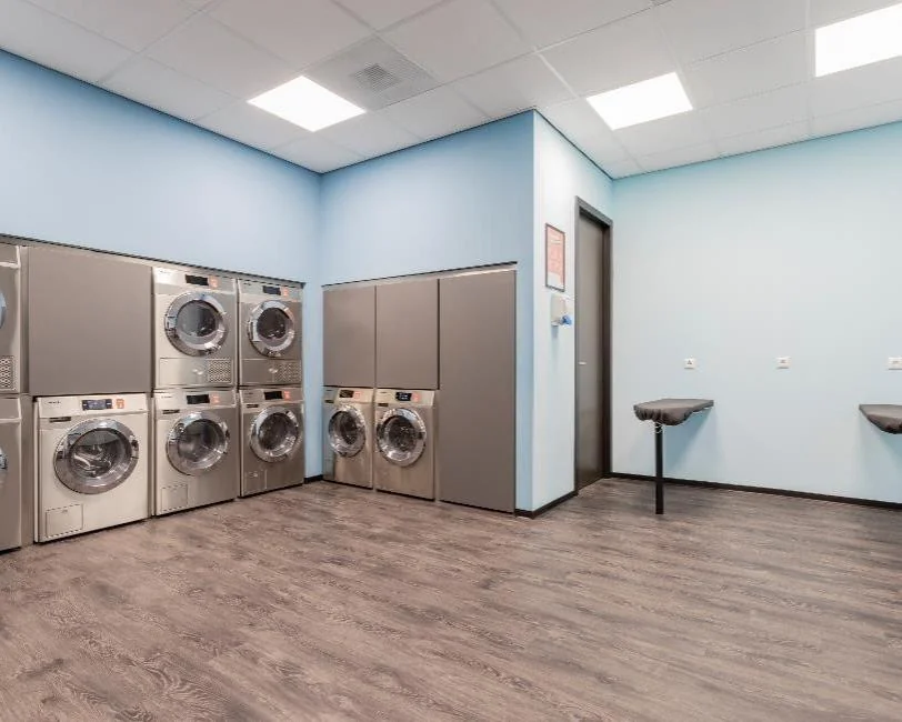 geblurde versie van de foto als achtergrond