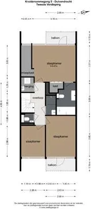 Foto van de Appartement gelegen aan de Kruidenommegang in Duivendrecht