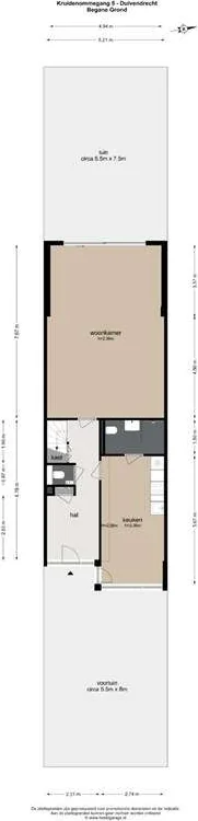 Foto van de Appartement gelegen aan de Kruidenommegang in Duivendrecht