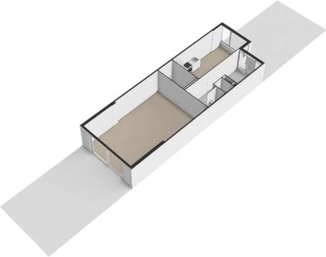 Foto van de Appartement gelegen aan de Kruidenommegang in Duivendrecht