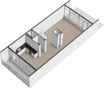 Foto van de Appartement gelegen aan de Kruidenommegang in Duivendrecht