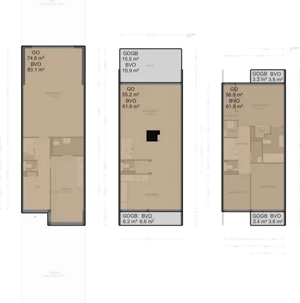 Foto van de Appartement gelegen aan de Kruidenommegang in Duivendrecht