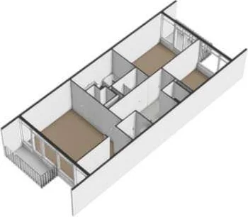 Foto van de Appartement gelegen aan de Kruidenommegang in Duivendrecht