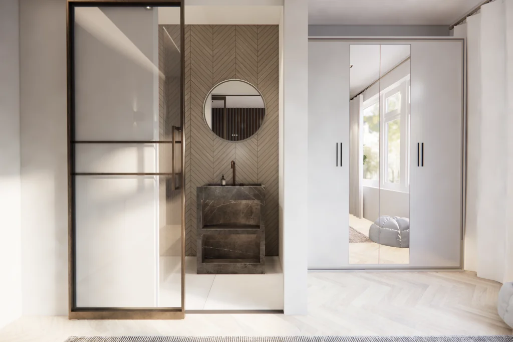 geblurde versie van de foto als achtergrond