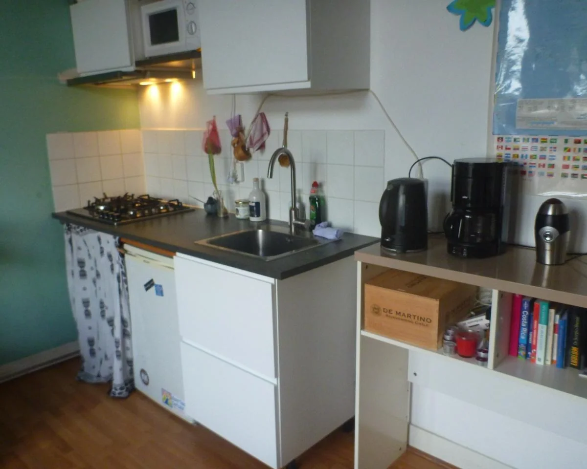 geblurde versie van de foto als achtergrond