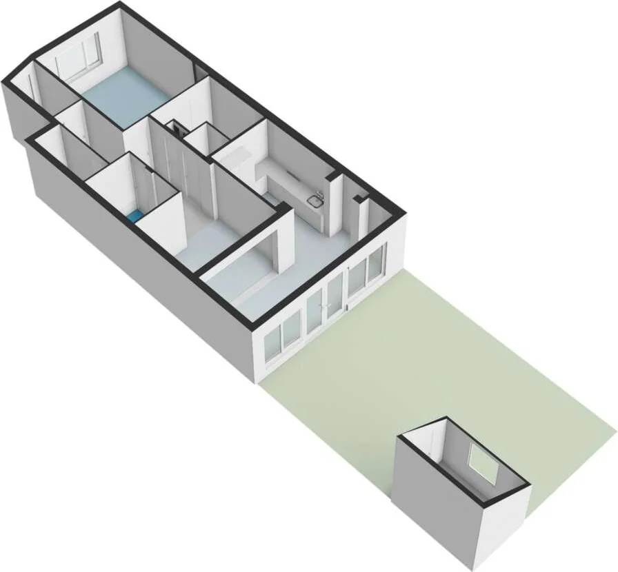 Foto van de Appartement gelegen aan de Ferguutstraat in Amsterdam