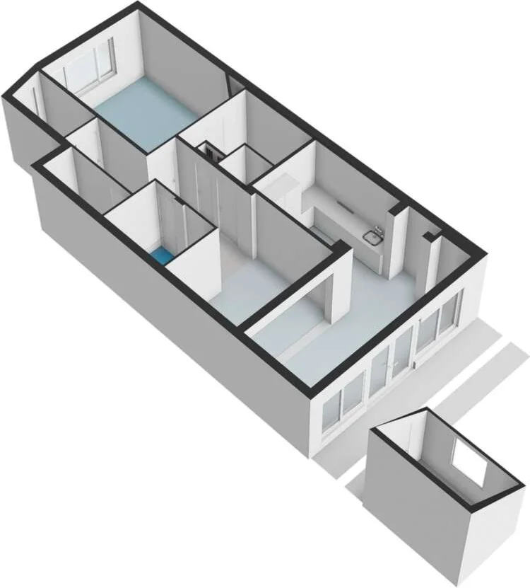 Foto van de Appartement gelegen aan de Ferguutstraat in Amsterdam