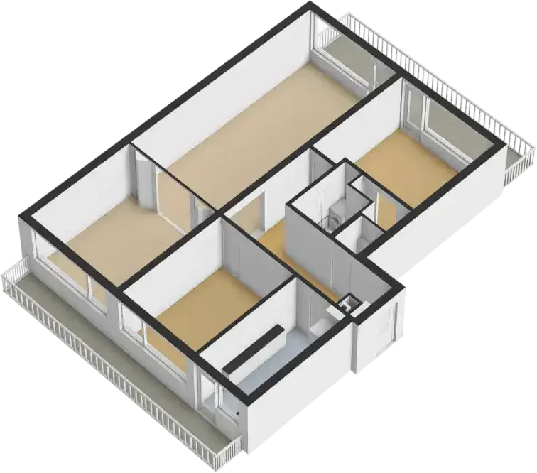 Foto van de Appartement gelegen aan de Mensinge in Amsterdam