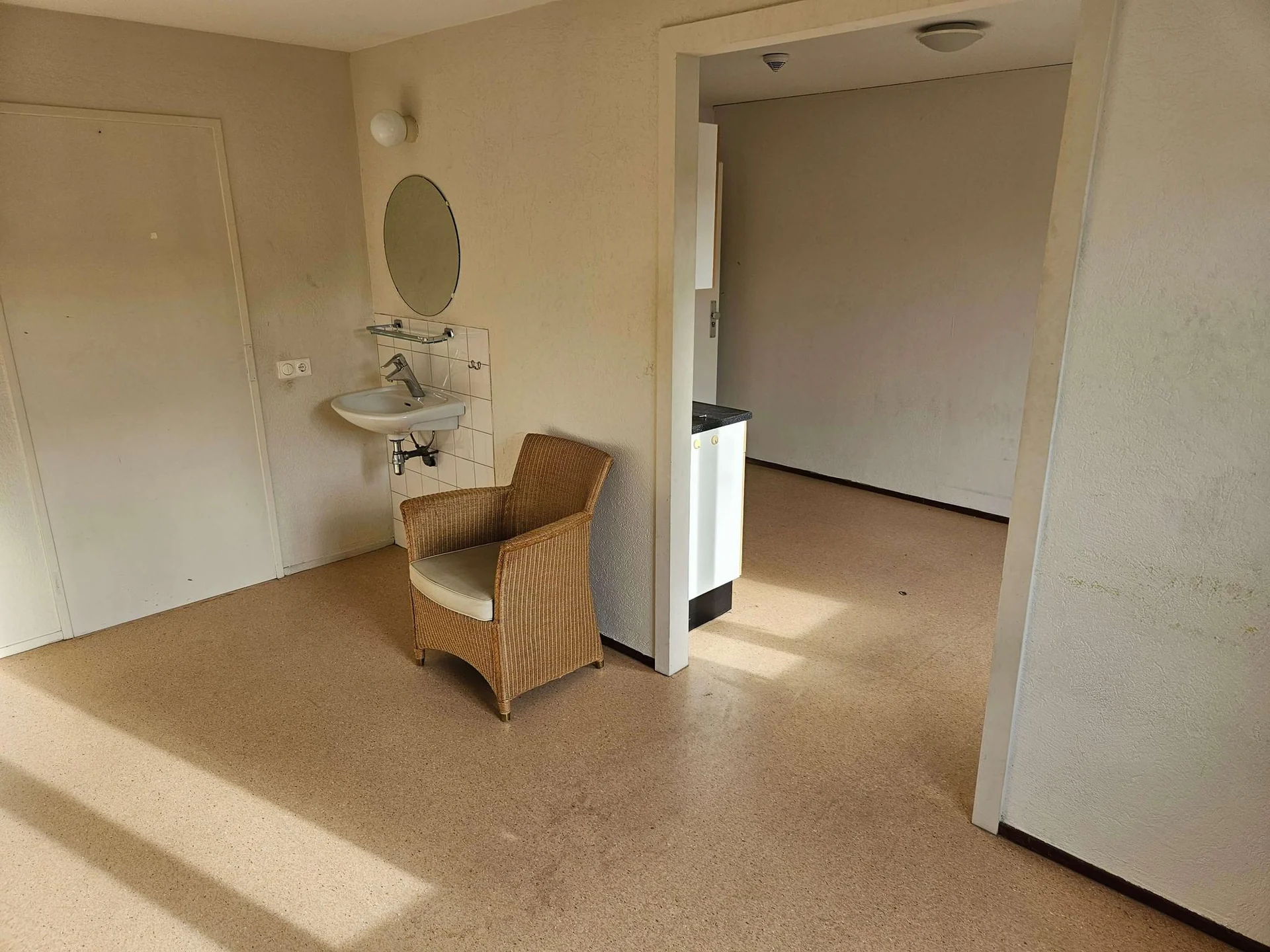 geblurde versie van de foto als achtergrond