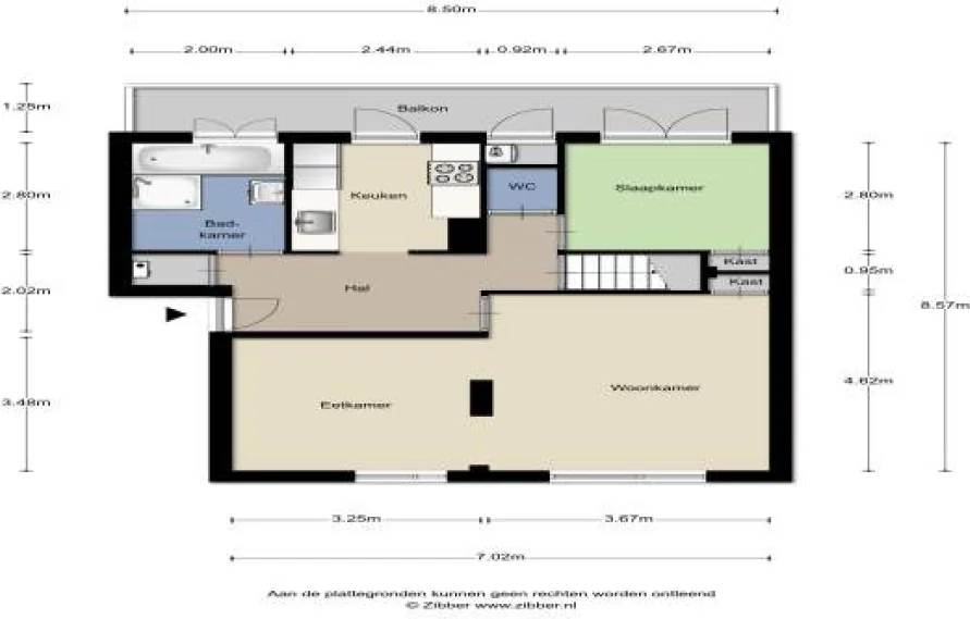 geblurde versie van de foto als achtergrond