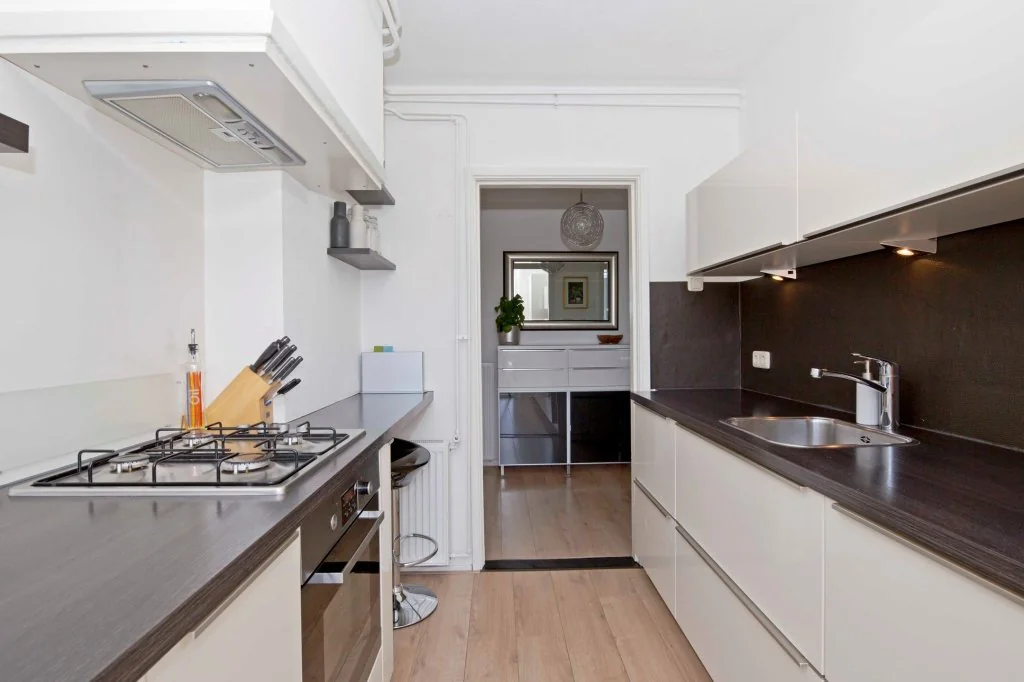 geblurde versie van de foto als achtergrond