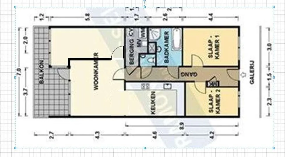 Foto van de Appartement gelegen aan de Johan Hofmanstraat in Amsterdam