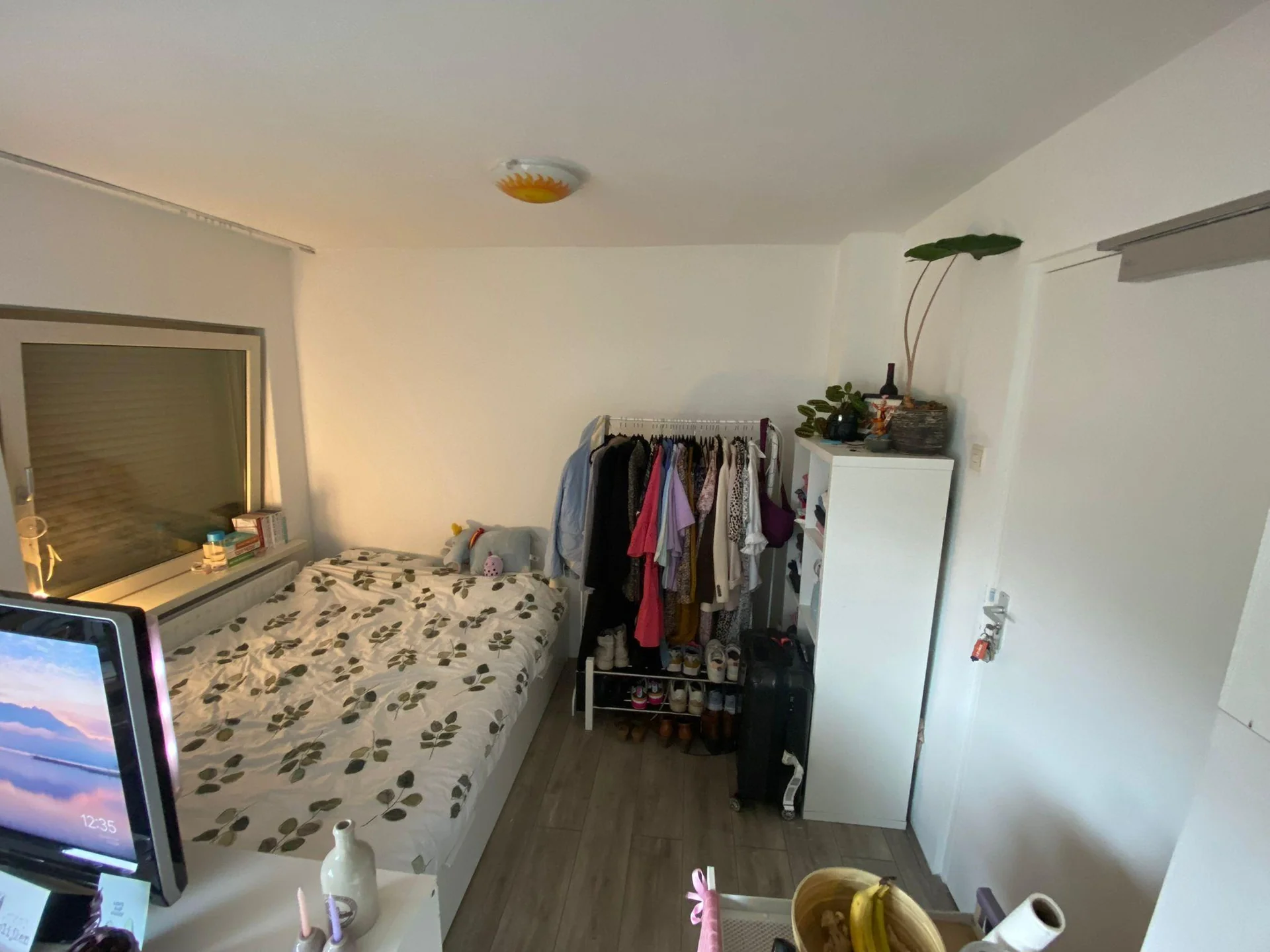 geblurde versie van de foto als achtergrond