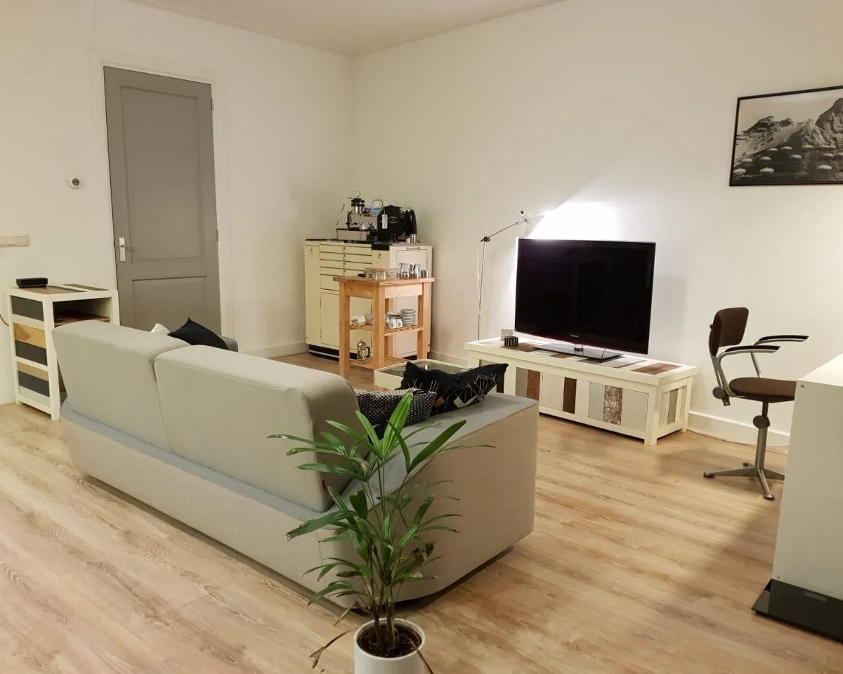 geblurde versie van de foto als achtergrond