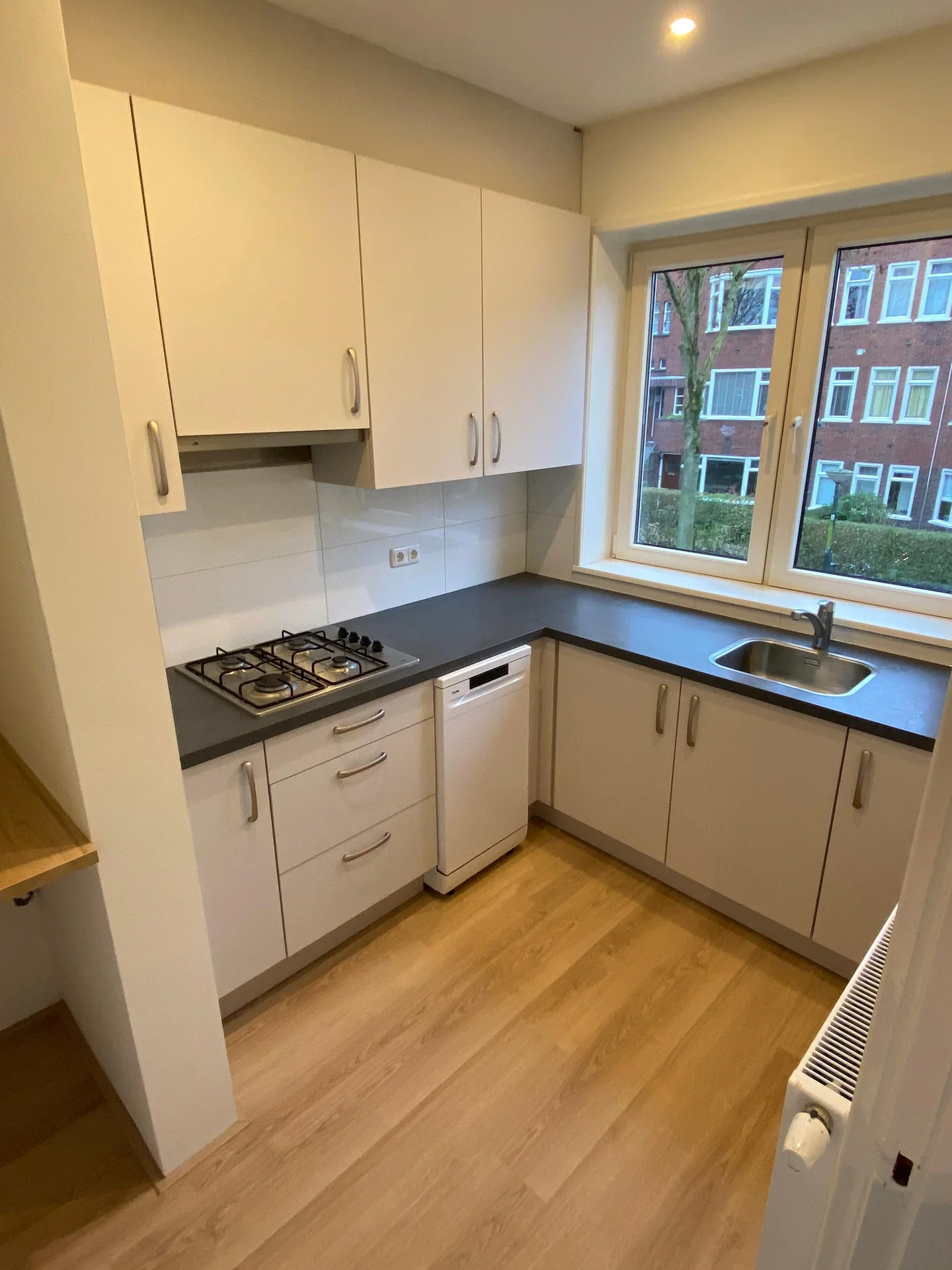 geblurde versie van de foto als achtergrond