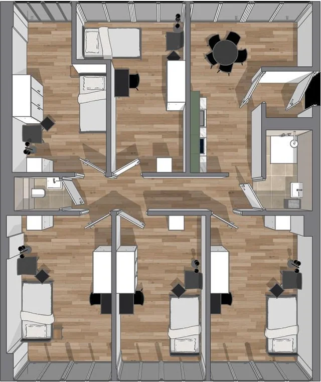 Foto van de Kamer gelegen aan de Westblaak in Rotterdam